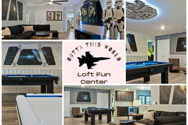 Out of this world loft fun center