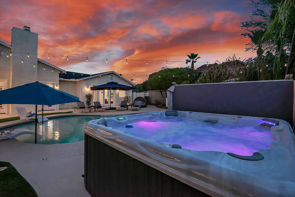 Private Above Ground Hot Tub