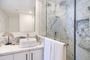 the shower and vanity