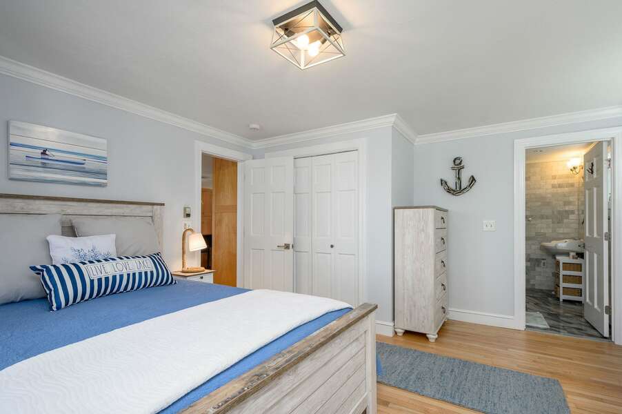 Bedroom #1 with Jack and Jill Bathroom #1 - 192 Great Marsh Rd Centerville Cape Cod
