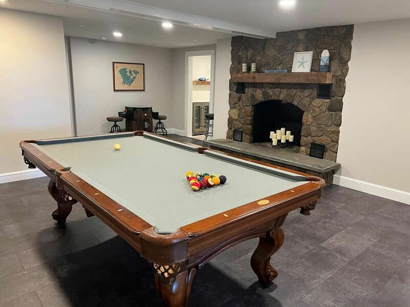 Lower level game room - 192 Great Marsh Rd Centerville Cape Cod