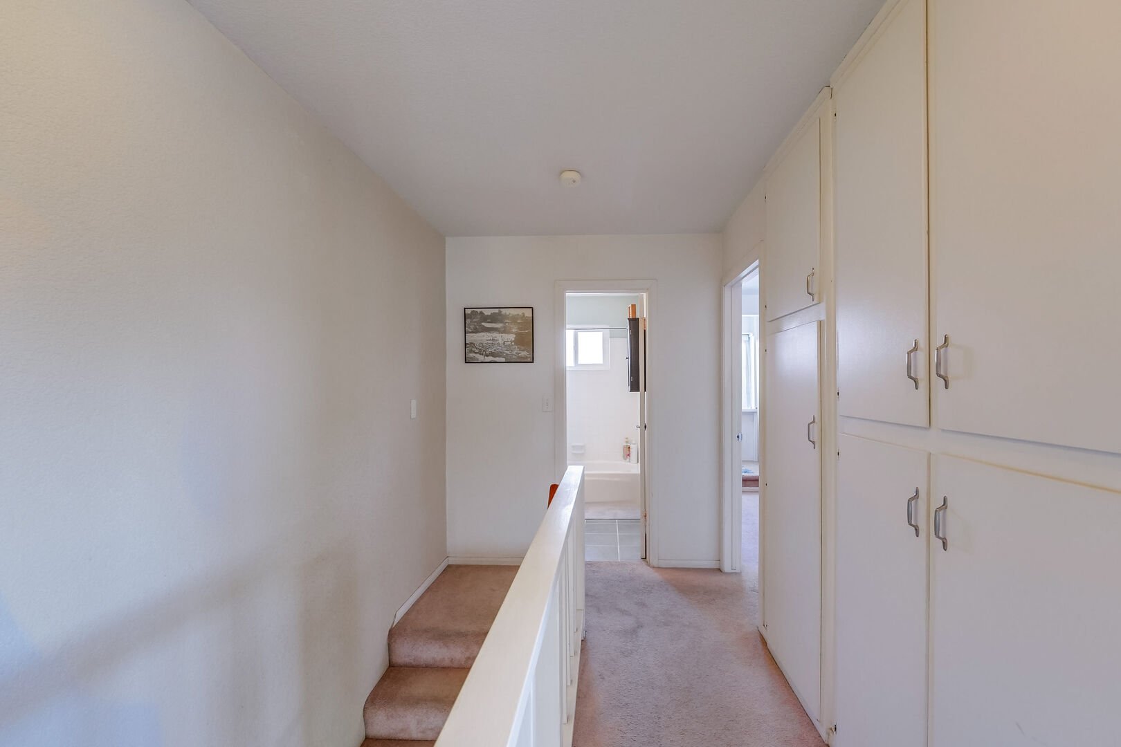 Hallway between bedrooms on the second level