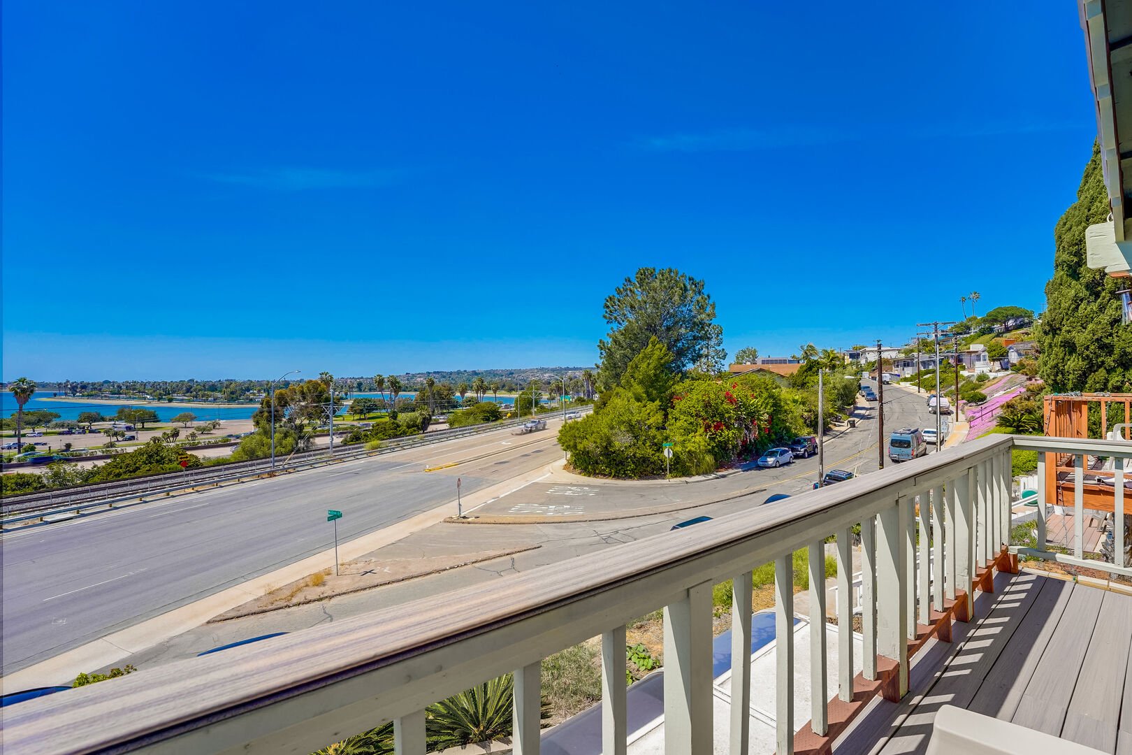Balcony views of Mission Bay