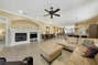 Luxury vacation rental house with community pool in the Destiny East neighborhood in Destin, Florida.
