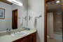 Junior master bathroom with tub/shower combo