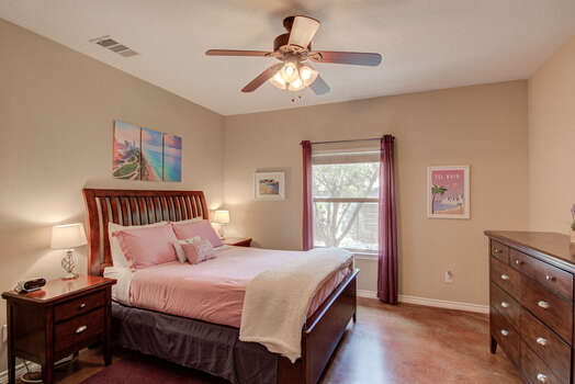 Master Bedroom with a Queen Bed