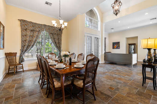 Dining Area and Front Door Entry