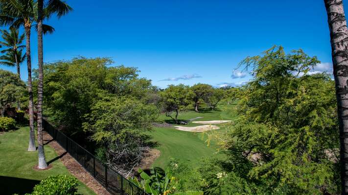Gorgeous golf course views from your lanai at Mauna Lani Village 407