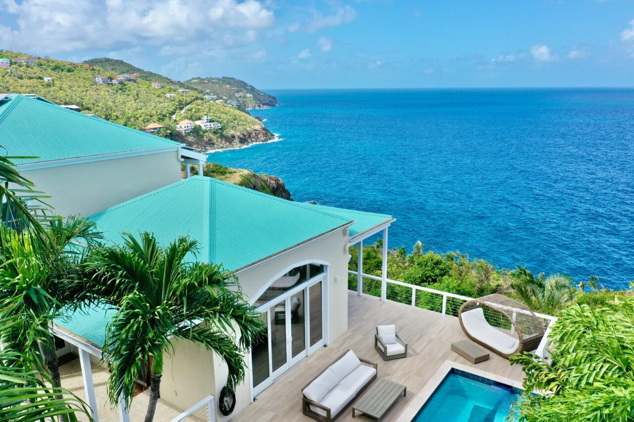 St. Thomas' Newest Luxury 5 Bedroom Villa with Full Ocean Views
