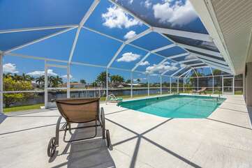 private heated pool Cape Coral FL