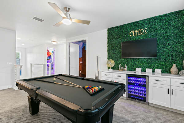 Enjoy a game of pool in the entertainment loft!