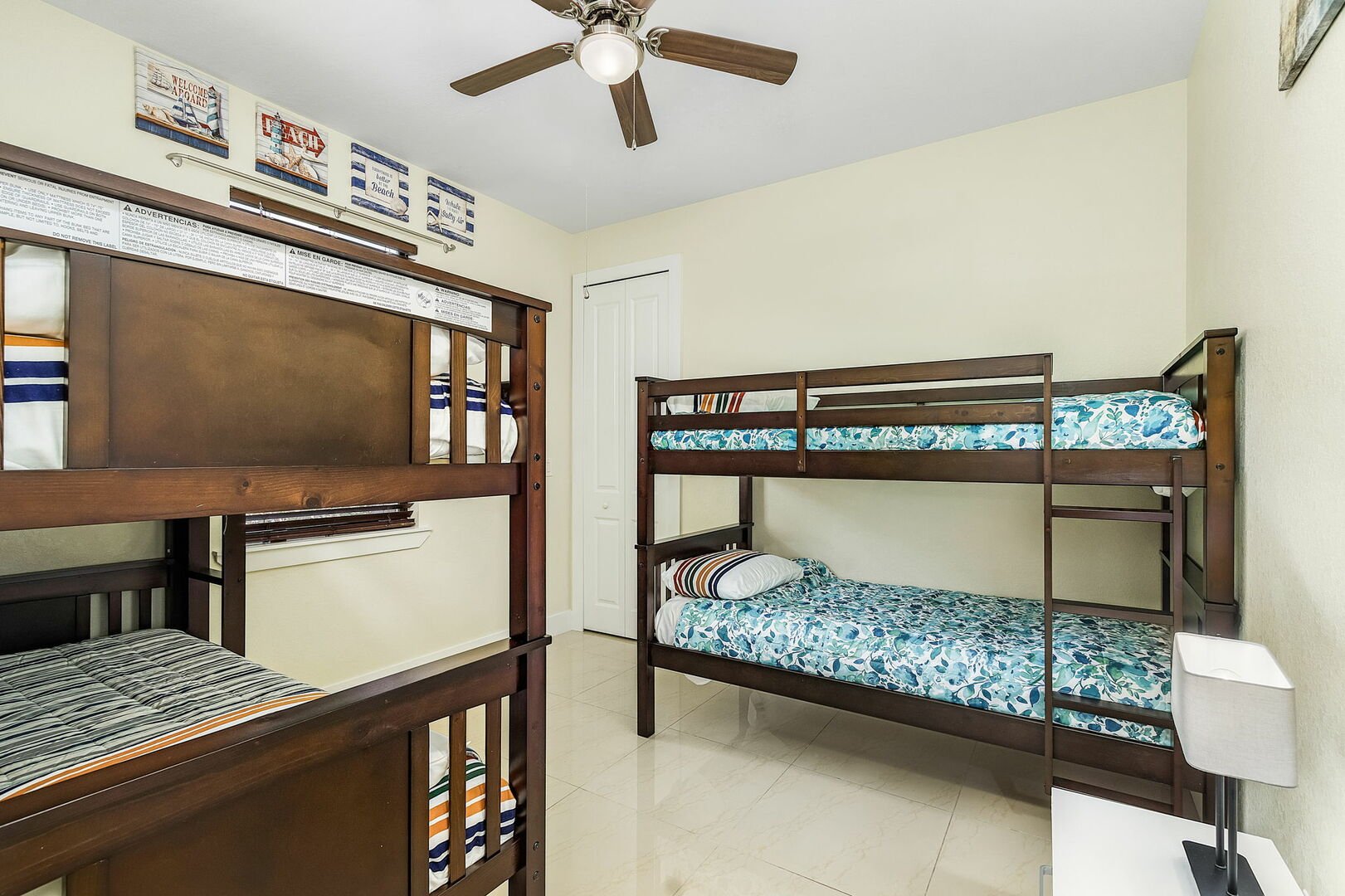 Guest bedroom with bunk beds