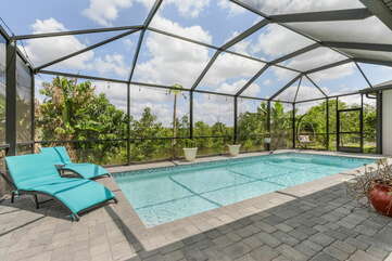 private heated pool vacation rental