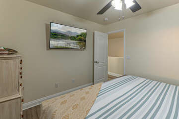 Expect peaceful slumber or enjoy TV away from the crowd in any of the bedrooms.