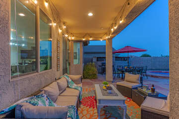 We're betting this outdoor setting will be a favorite place to sip your adult beverages.