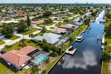Canal access vacation rental Cape Coral