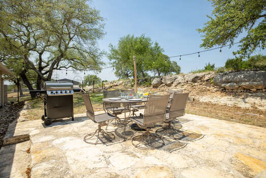 Ranch House - Patio Dining Table and BBQ