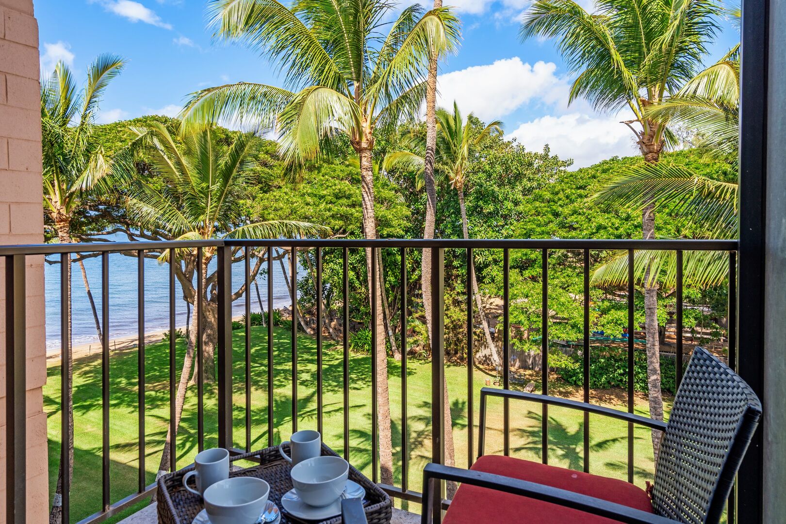 Coffee with a view.