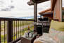 Main Level Private Deck with BBQ grill, gorgeous surrounding views, and comfortable outdoor furnishings