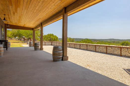 The Barn with Hill Country Views