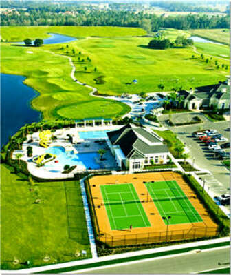 On-site amenities:- Overhead view of Providence amenities