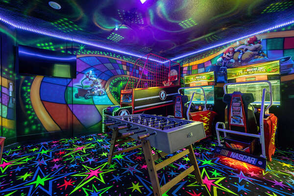 Enjoy hours of fun in the games room