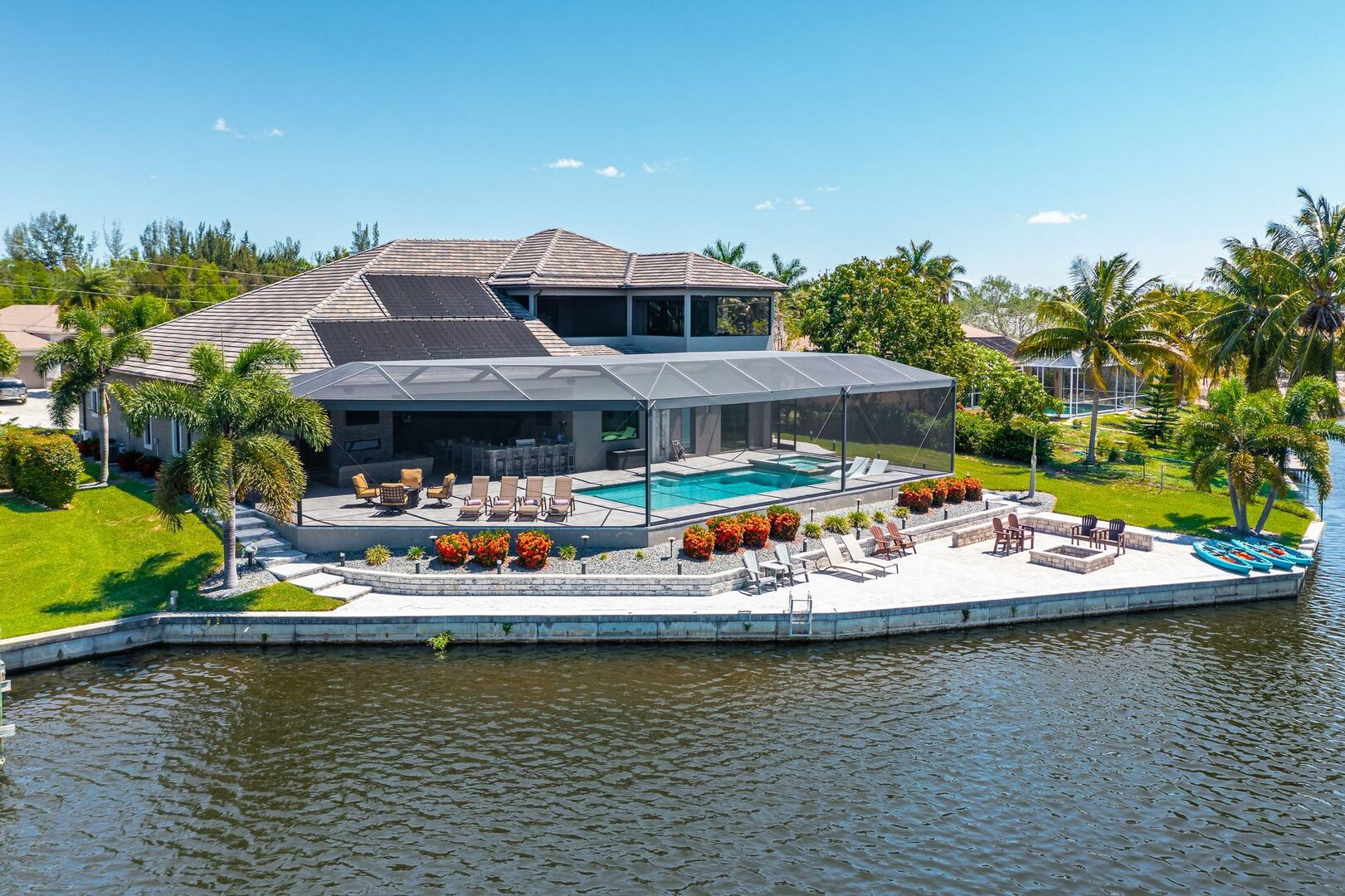 Luxury waterfront vacation home Cape Coral Florida