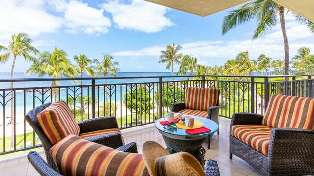 Enjoy Morning Coffee on your Lanai with an unforgettable ocean view