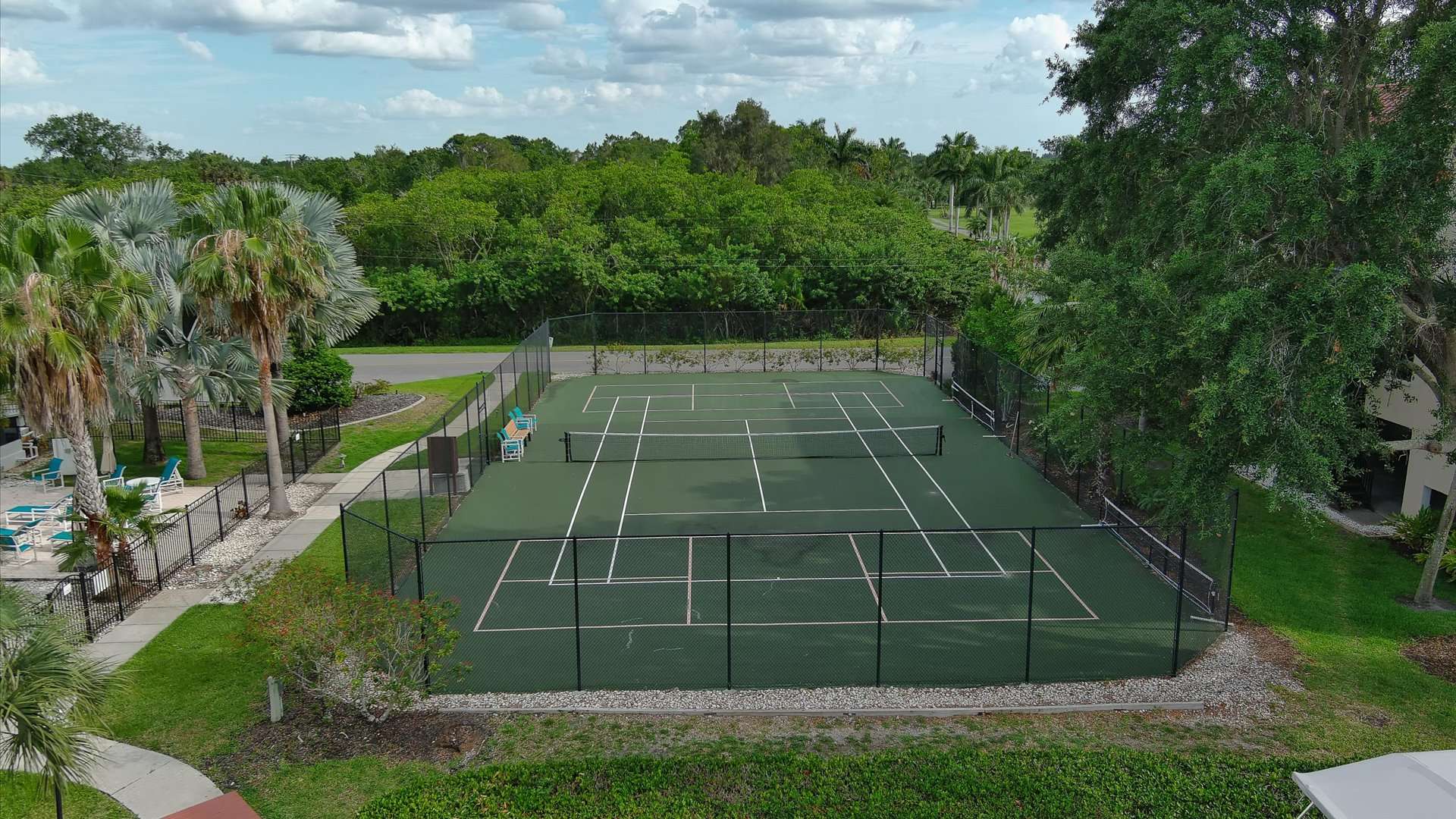 Tennis/Pickleball courts by the community center