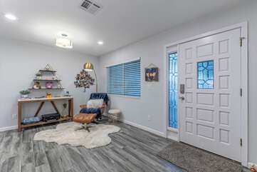 Entrance foyer welcomes you to our well appointed Scottsdale home.