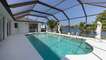 Beautiful Private pool home on canal leading to Charlotte Harbor and the Gulf
Pool size: 27' x 15' x 5'D