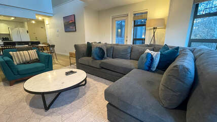 Open Plan Living Area w/ Sectional Sofa