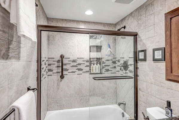 Master Bathroom with Tub/ Shower Combo
