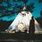 The Tipi at night time