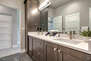 Shared Jack-n-Jill Bath with Two Sinks and Separate Shower