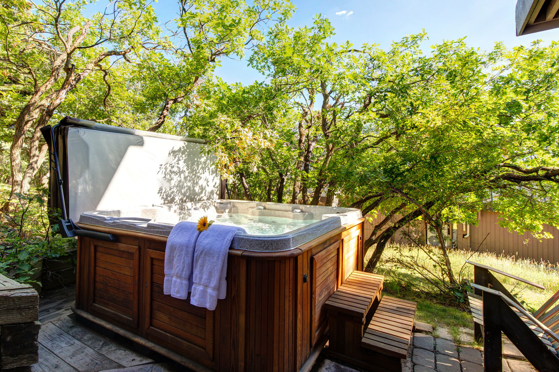 Private Hot Tub Patio