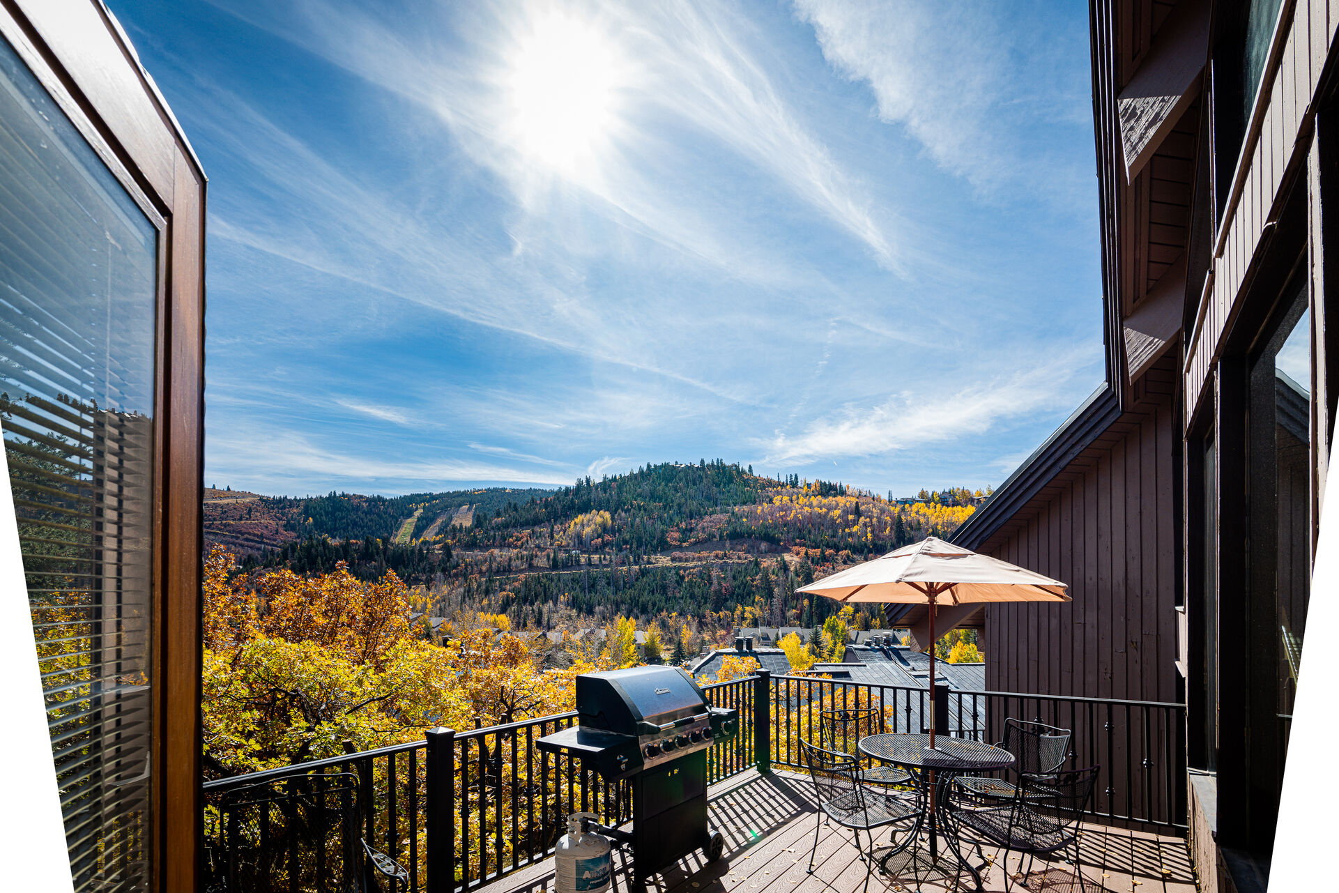 Deck views in the fall