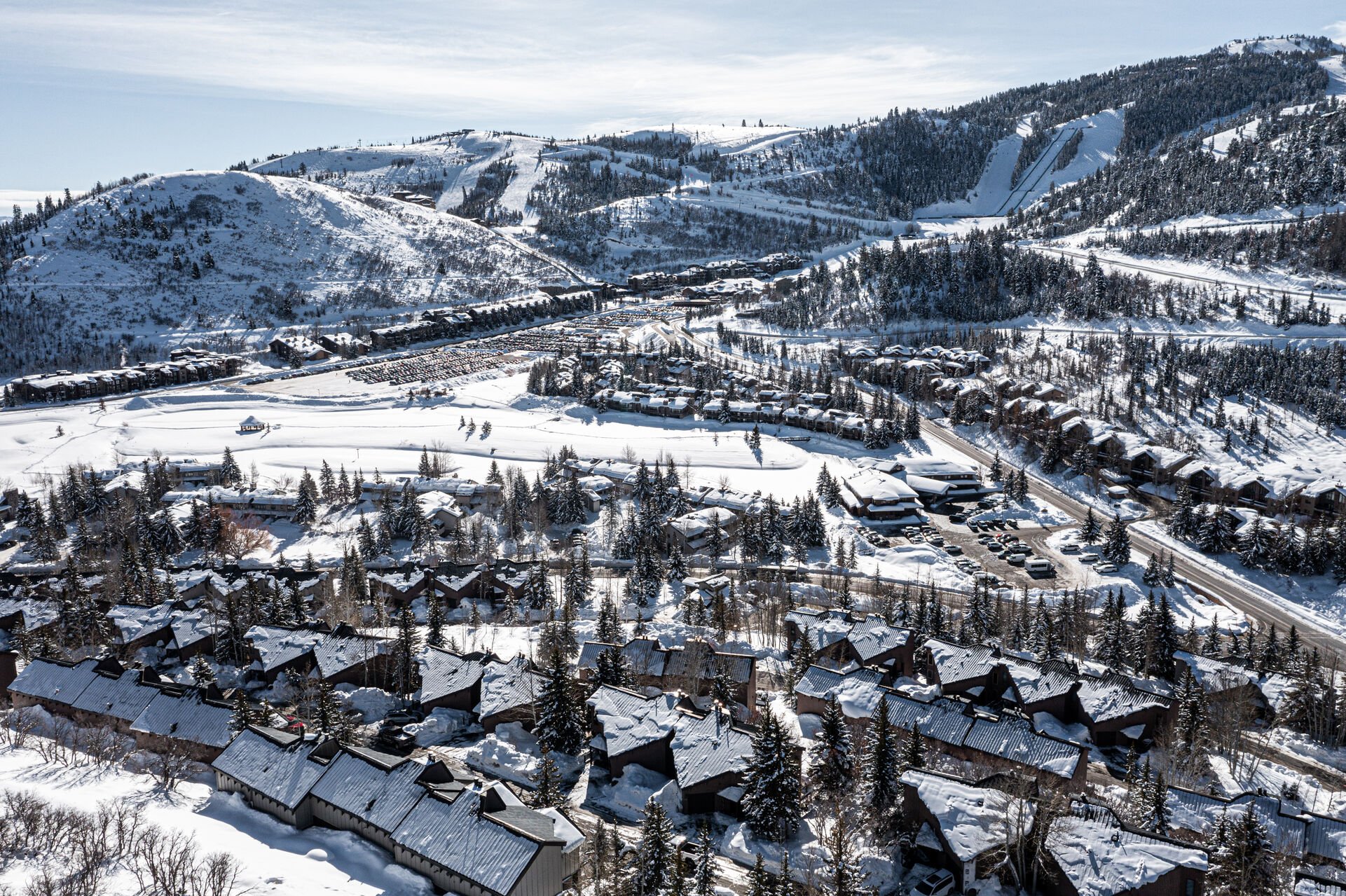Beautiful views of the Deer Valley Ski Resort