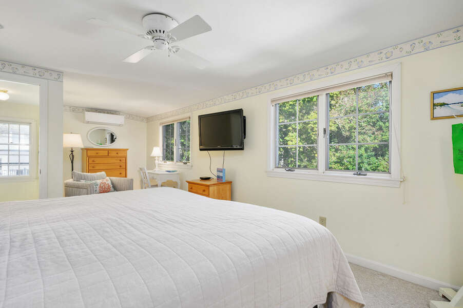 Flat screen TV in Bedroom #4 at 6 Brooks Lane Harwich Port Cape Cod - New England Vacation Rentals  #BookNEVRDirectBrooksLaneBeachHouse