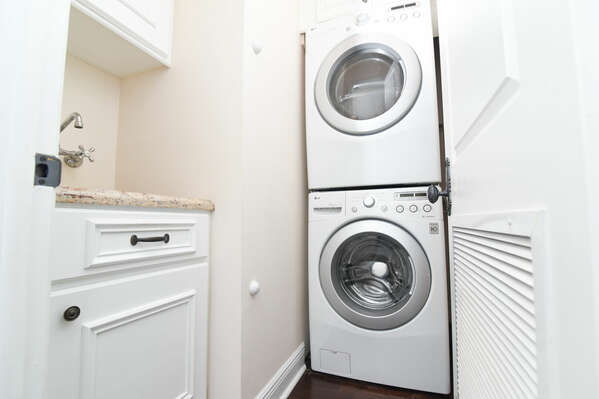 Washer and Dryer available for your use