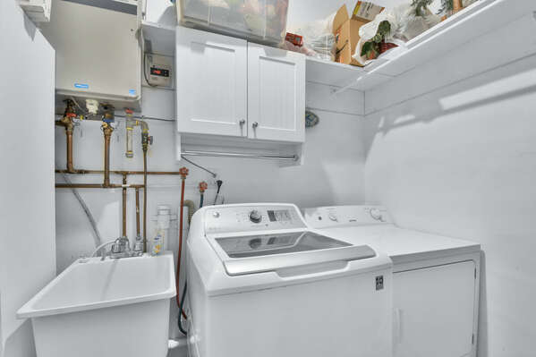 Washer and Dryer in home are free to use.