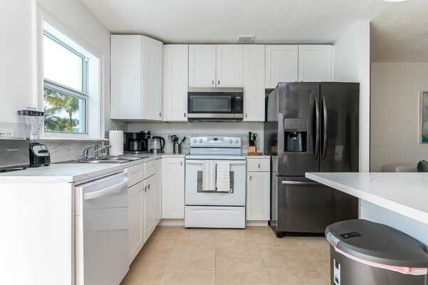 Kitchen is fully equipped for your stay