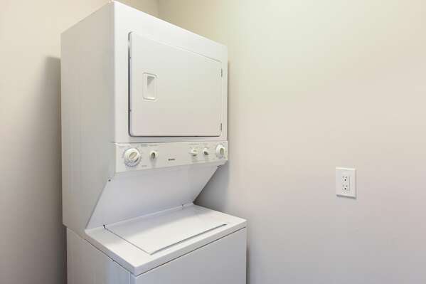 Washer and Dryer are available for your use