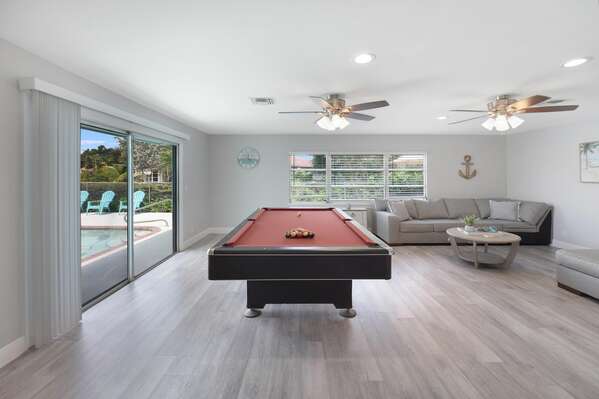 Games Room
Full size Billiards Table
Foosball
Sofa
Perfect teenager Area