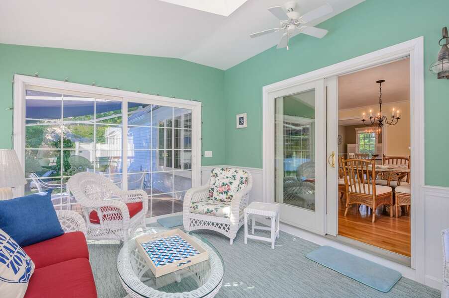 Sunroom off of kitchen - 6 Harvest Hollow Drive Harwichport Cape Cod