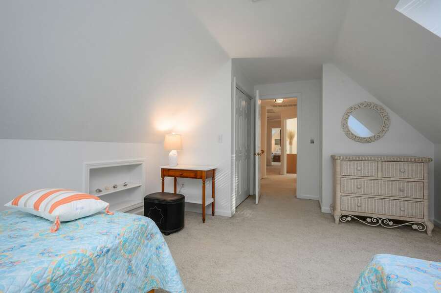 Bedroom #2 with two twin beds -  6 Harvest Hollow Drive Harwichport Cape Cod