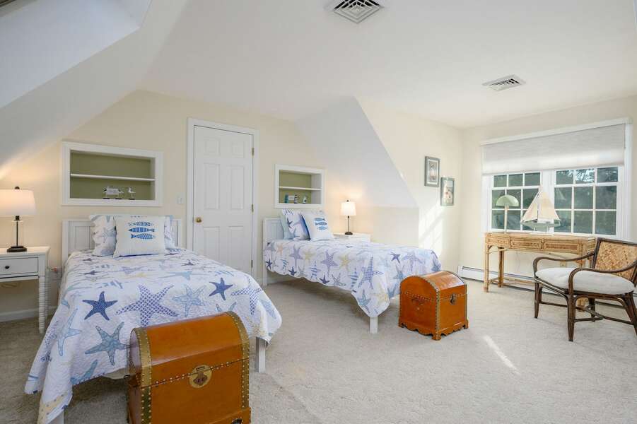 Bedroom 4 with 2 twin beds -  6 Harvest Hollow Drive Harwichport Cape Cod