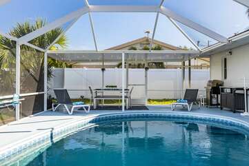 Heated pool vacation rental in Port Charlotte, Florida