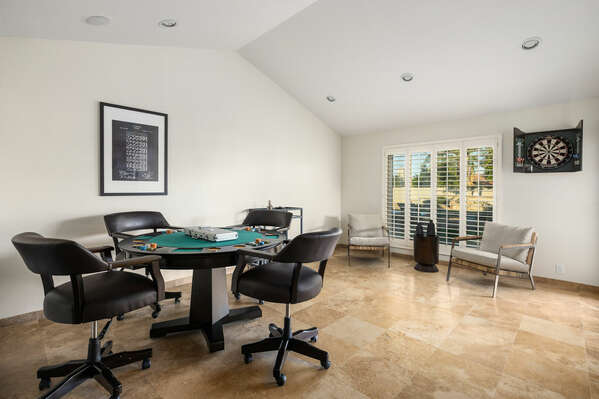 Rec Room w/ Poker Table & Darts