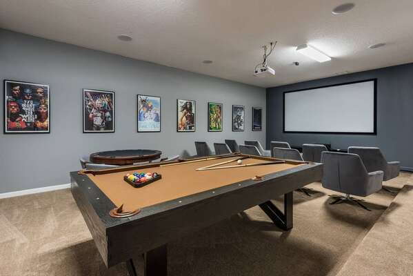 After a long day, what about a nice movie for the kids?? Great time to enjoy! If you are for working purposes, we can convert this room into a conference room space!